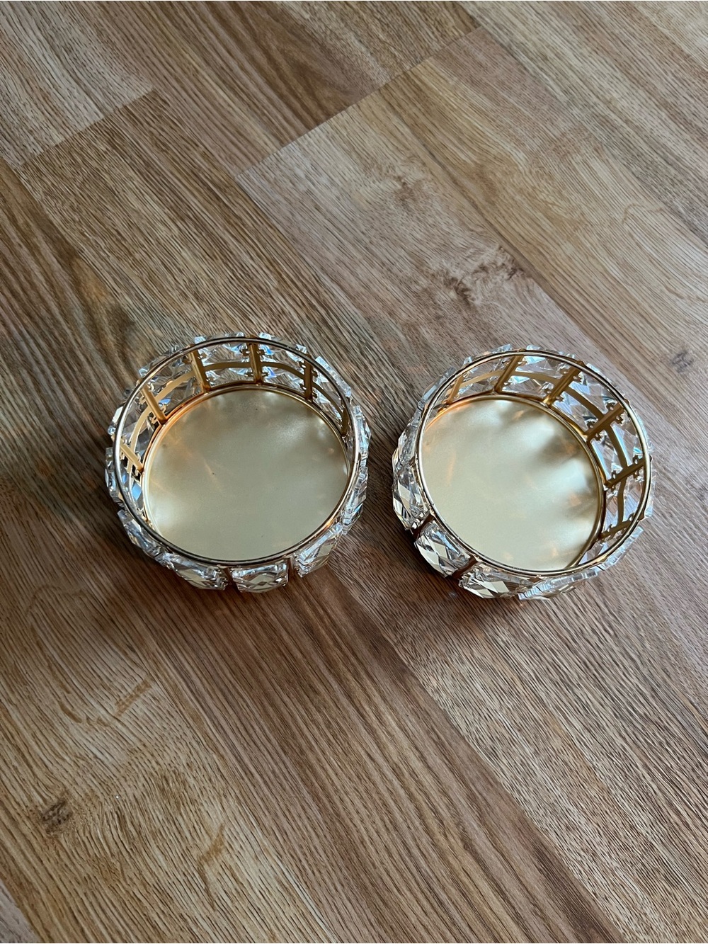 (2) Crystal Candle Holders for Home Decor - Picture 3 of 4